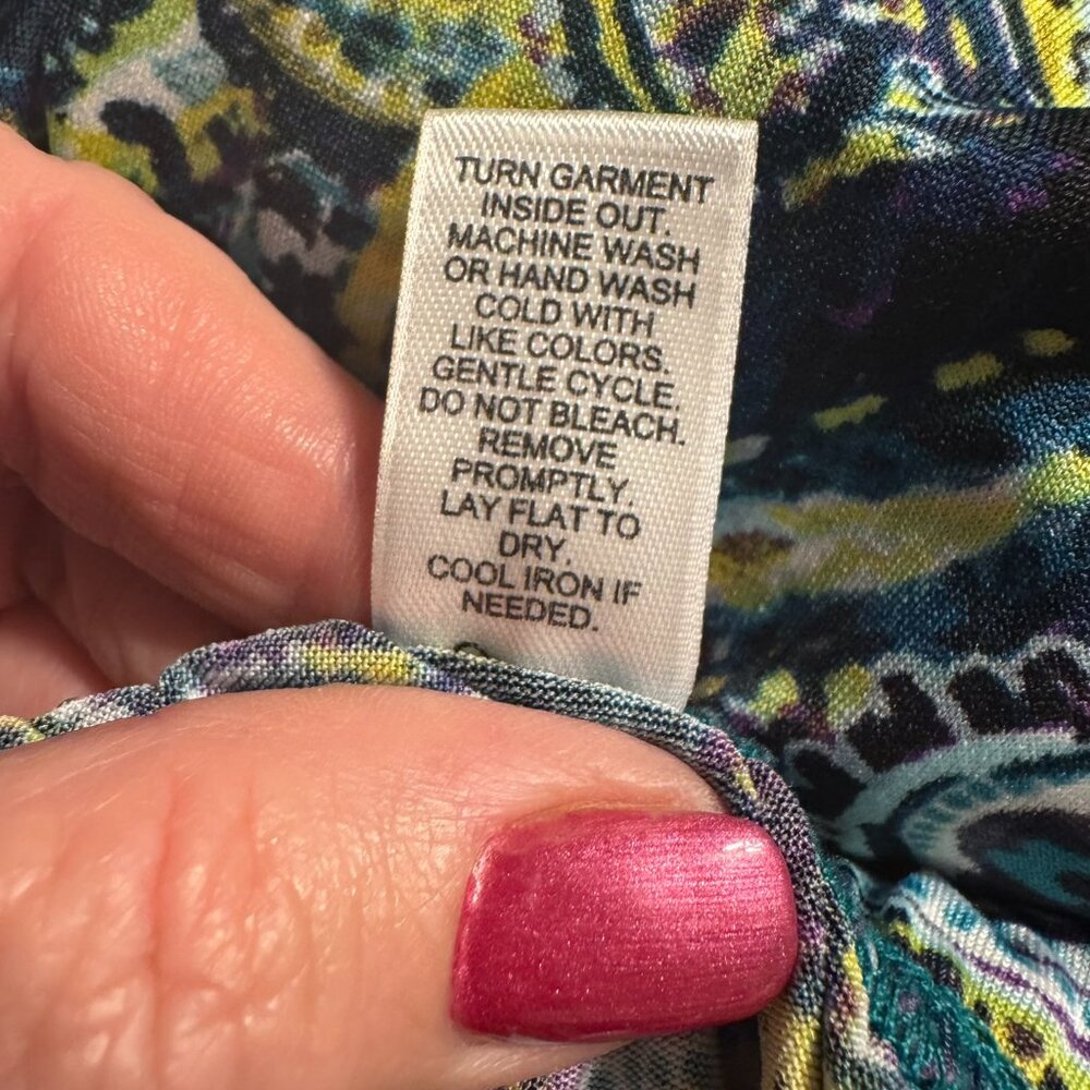 Cato Multicolor Paisley Wide Leg Pants - Picture 3 of 7